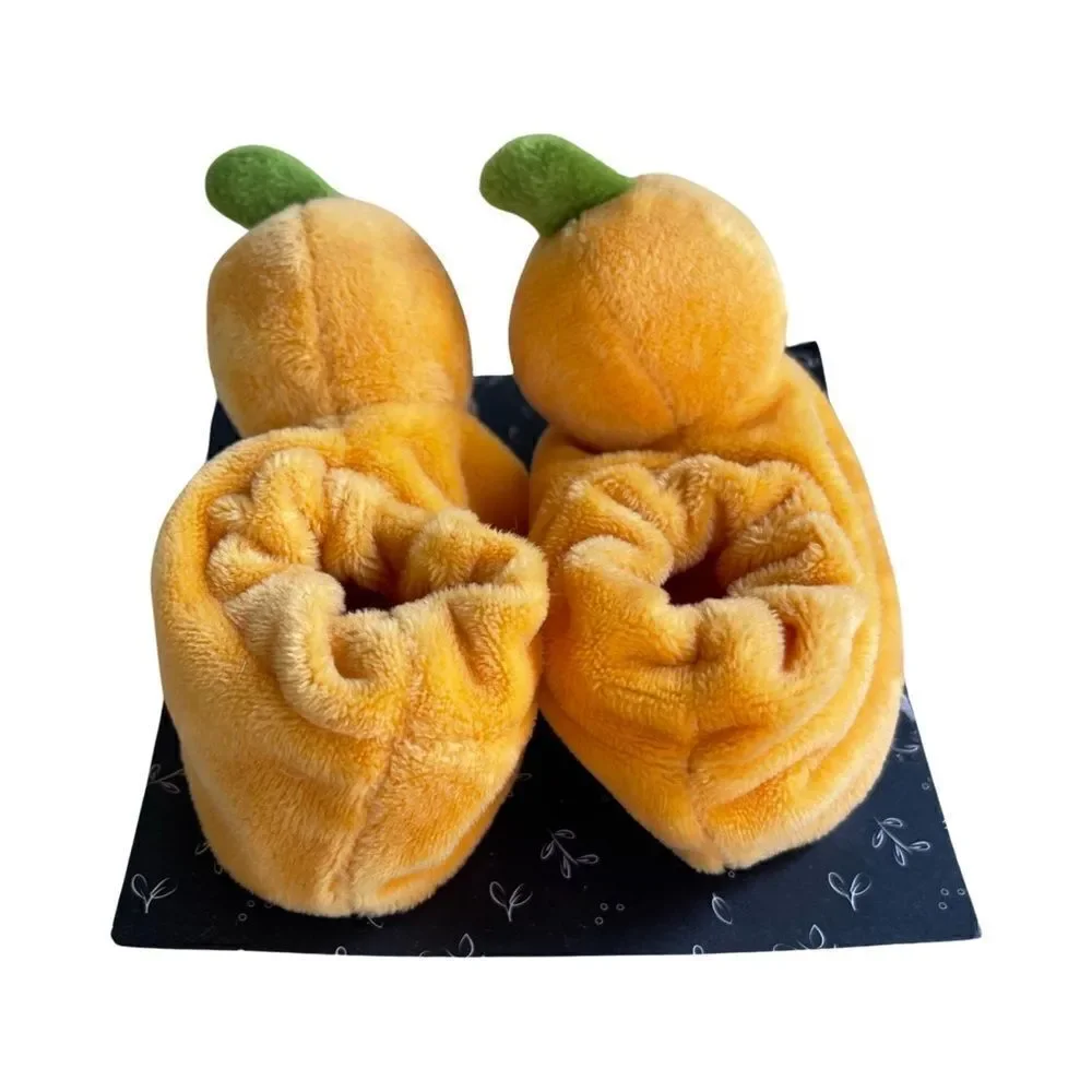Doudou Et Compagnie My First Halloween Pumpkin Soft Baby Bootie Slippers 0-6 M